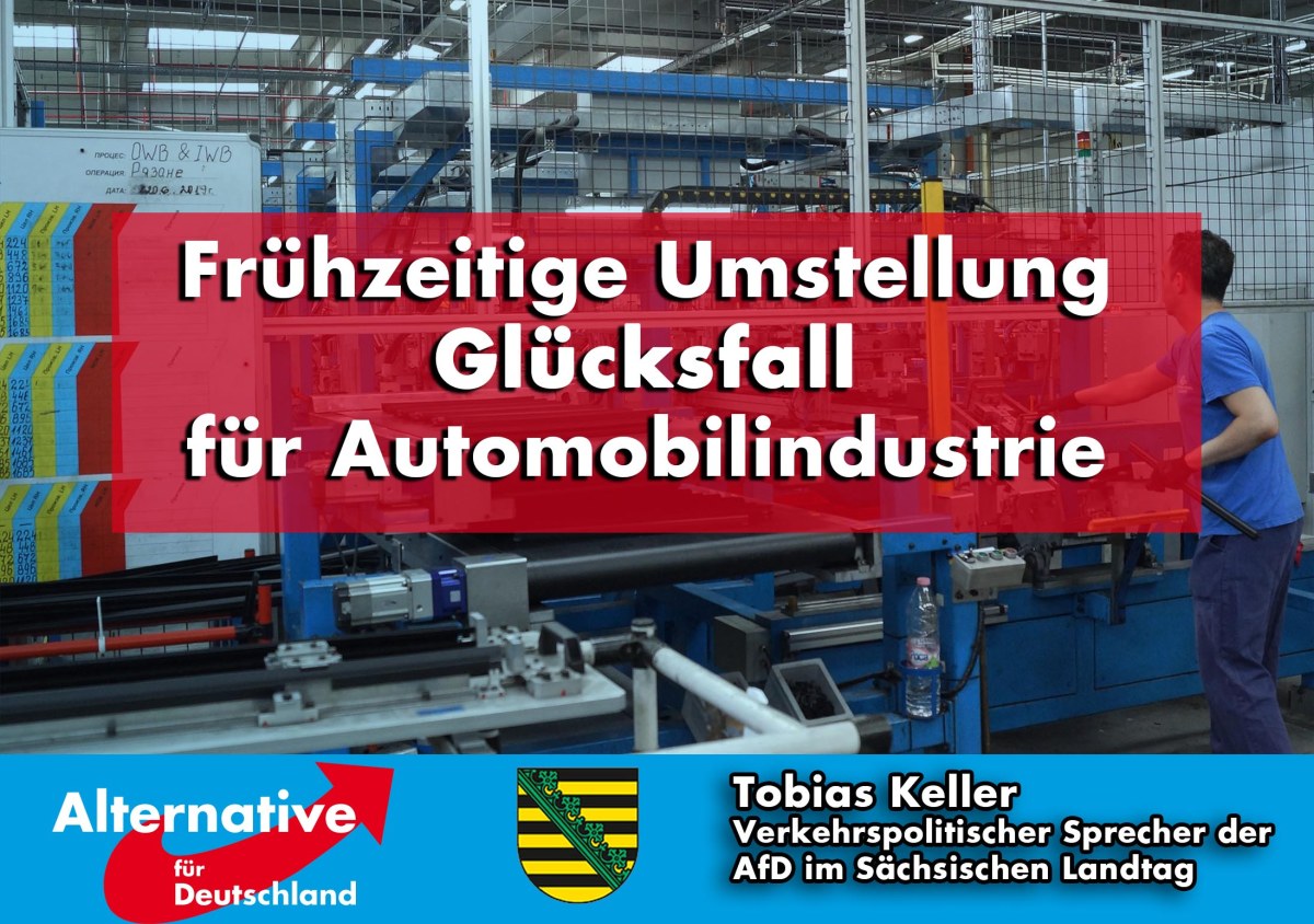 Frühzeitige Umstellung Glücksfall für die Automobilindustrie in&nbsp;Sachsen